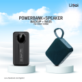 10,000/20,000mAh Power Bank Vooc Support super Fast+Wireless Speaker Portable Compatible Bass Bluetooth. 