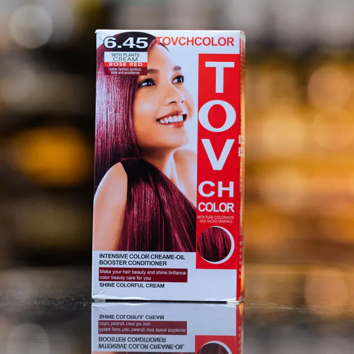 Tov Ch Hair Color Cream Rose Red 6.45 -80x2 ml
