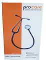 Procare Classic Stainless Steel Stethoscope -Black. 