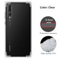 Huawei P20 Pro Transparent Soft Silicone TPU Back Cover Clear 360º Anti Shock Protective Buffer Phone Casing. 