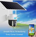 V380 PRO VC3-4G 3MP Sim-Supported Solar Battery Backup PTZ IP Camera Wireless CCTV Security Camera, Waterproof, Two-Way Audio, Motion Detection. 