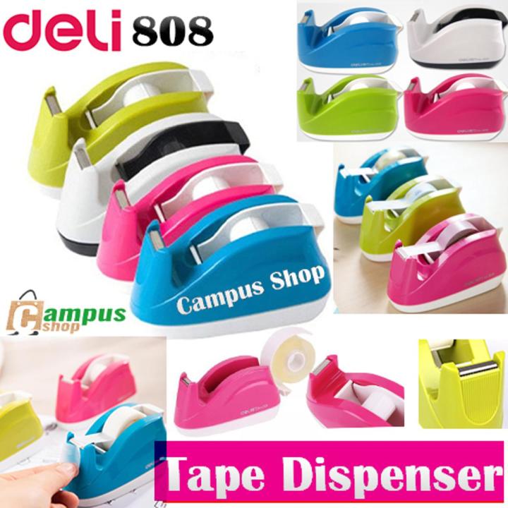 Deli 808 Tape Dispenser for Professional Use (Multicolor)