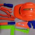Helmet With Mechanic Tools Toy Set for Your Baby Early Learning. 