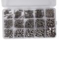 480Pcs on Head 12 Sizes Screw And Nuts Kit,M2 M3 M4 Steel orted Hex Socket Head Cap Bolts Screws Nuts ortment Set Kit.