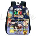 Toca Life World Backpack Cartoon Toca Boca School Bags Kids Kindergarten Bagpack Boys Girls Anime Rucksack Mini Bookbag Mochila.
