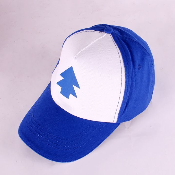 【DM bag factory Store】Gravity Falls Dipper Cap Mabel Caps Hat Dipper Cosplay New weird little town brother Deep Pines baseball cap Cap