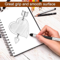 6Pcs Artist Blending Sponge Pen,Double-Headed Blending Stump Pencil Sketch Brush Drawing Foam Blender Stick Blender Tool Easy Install Easy to Use. 