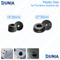 Rubber or Plastic Feet under equipment for furniture and machines Black. 