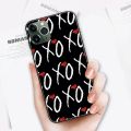 Weekend XO Mobile Cell Phone Case for iPhone 15 14 13 12 11 XS X 8 7 6 Plus Mini Pro Max SE 2022 Black Soft Phone Cover Funda. 