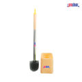 Proclean Toilet Brush TB-0742 with square shape Stand, Cleaning Brush with Holder for Bathroom, Toilet Cleaning Brush, Plastic Toilet Brush, Toilet Brush with Long Handle, Bathroom Cleaner.