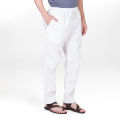 Fasionable white colour trawjer sada payjama. 