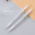 3 PCS Muji Style Mechanical Pencil 0.5mm 0.7mm Transparent Frosted Hexagonal With Pencil Lead Student Writing Tools. 