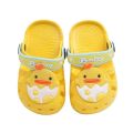 Baby Slippers Summer Boys and Girls Sandals2-7Kids Anti-Slip Heel Slippers Children's Closed Toe Baby Hole Shoes. 