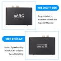 EARC Audio Converter EARC ARC Audio Converter Sound Extractor EARC Sound Extractor Aux Sound Extractor Adapter for TV to Soundbar Speaker Amplifier. 