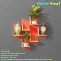 Flower Vase Self Adhesive Wall Decor (6 Pcs Stand ) Waterproof Premium Quality. 