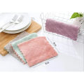 3Pcs Kids Absorbent Microfiber Fiber Small Square Hand Towel - 16*26Cm. 