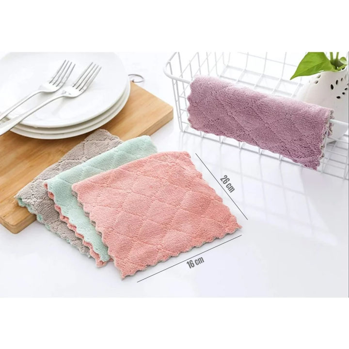 3Pcs%20Kids%20Absorbent%20Microfiber%20Fiber%20Small%20Square%20Hand%20Towel%20-%2016*26Cm%20-%20Image%203