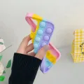 Pop Push It Bubble Phone Case for iPhone 13 14 15 Pro Max 12 11 6 7 8 Plus iPhone XR XS X iphone15 15pro iphone14pro Popit Cover. 