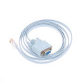 1PC RJ45 to RS232 com serial port 9-hole crystal head DB9 to network port.