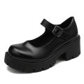 Spring Platform Leather Shoes Women Flats Casual Oxford Loafers Thick Bottom Ladies Wedge Lolita Shoes Mary Jane Women Moccasins Moonlight Shines.