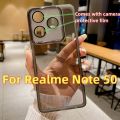 Casing For Realme Note 50 RealmeNote50 C53 C51 C55 Shockproof Silicone Phone Case Comes with camera protective film Back Cover.