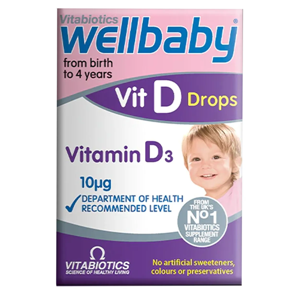 Vitabiotics Wellbaby Vitamin D Drops 30ML UK