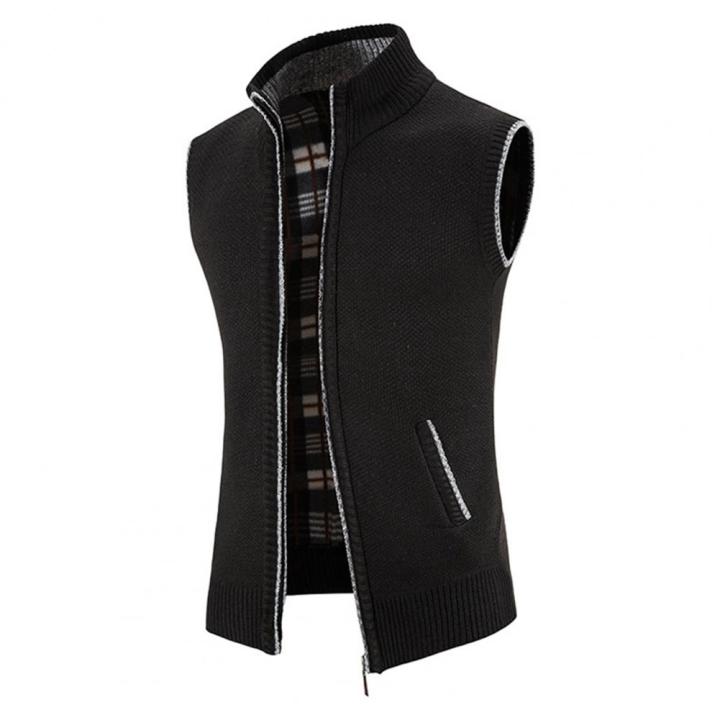 Knitted%20Cardigan%20Vest%20Ribbed%20Hem%20Elastic%20Warm%20Men%20Solid%20Color%20Thickened%20Casual%20Knitwear%20Waistcoat%20Male%20Outerwear%20Streetwear%20-%20Image%204