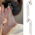 Carat Lady Ear Clip Butterfly Shape Imitation Pearl Arc Ear Cuff. 