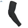 1 Piece Padded Arm Sleeve, Compression Arm Sleeve w/ Elbow Pad for Football, Volleyball,.