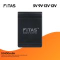 FiTAS DC Mini UPS 5V 9V 12V 12V With TYPE-C Fast Charging.