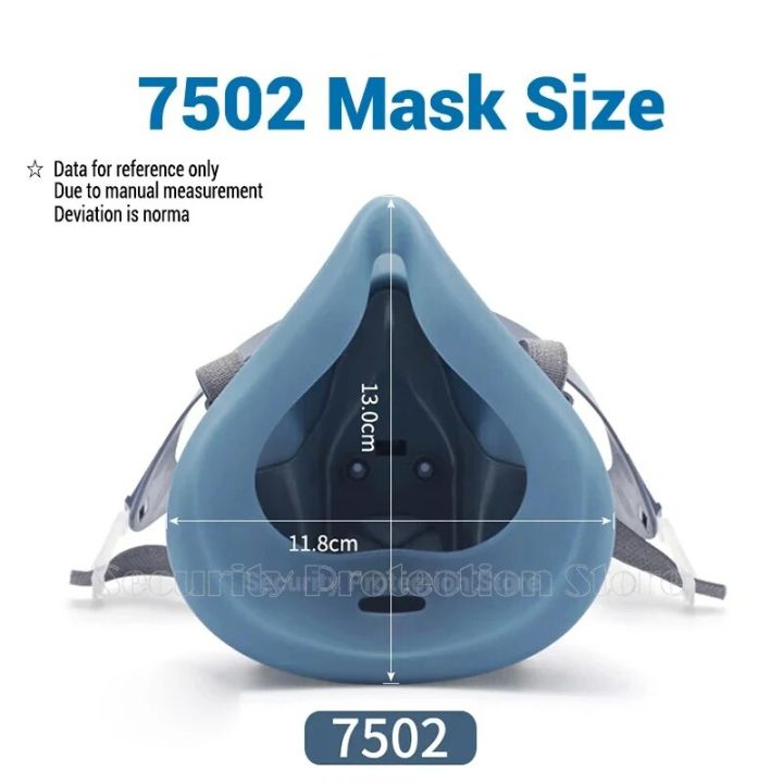 7502%20Respirator%20Mask%20Protective%20Mask%20Industry%20Painting%20Spray%20Dust%20Gas%20Mask%20With%203M%20501%205N11%206001CN%20Chemcial%20Half%20face%20Mask%20-%20Image%203