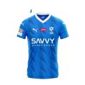 Stylish Blue Al Hilal Jersey - Show Your Support In Style With The Latest Al Hilal Football Club Gear. 