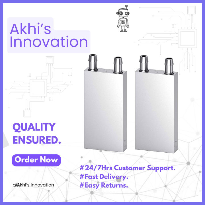 Water Cooling Block For 2 Peltier Module