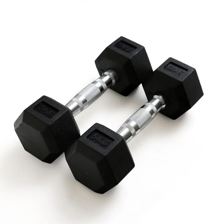 5kg hex dumbbells - 1 pair - Citizen Sports