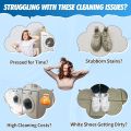 Shoe Cleaner Foam White Shoe Cleaning Kit with Brush & Towel.