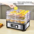 BioloMix BD1200 Food Dryer Dehydrator, 5 Trays, 10L Capacity, BPA FREE, Digital Timer, Temperature Control, for Fruit Vegetable Snacks. 