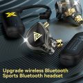 QKZ AK6 Zeus HiFi Headphones Noise Cancelling Headset Music Monitor Bass Earbuds Wired Earphones With Microphone fone de ouvido. 
