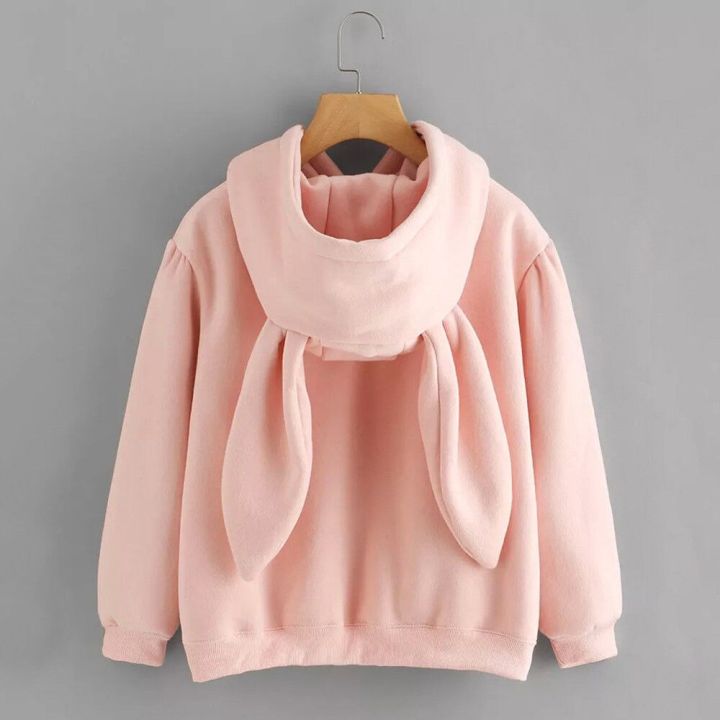Women%20Spring%20Cute%20Bunny%20Printed%20Girl%20Hoodie%20Casual%20Long%20Sleeve%20Sweatshirt%20Pullover%20Ears%20Plus%20Size%20Top%20Sweatershirt%20-%20Image%207