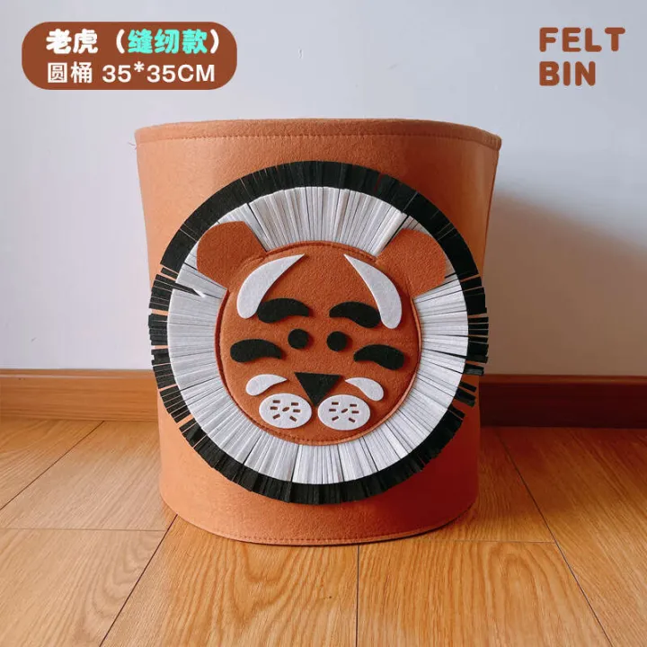 Tiktok%20ins%20Cartoon%20Baby%20Toy%20Bucket%20Felt%20Bag%20Washable%20Dirty%20Clothes%20Storage%20Basket%20-%20Image%208