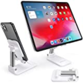 Desktop Cell Phone Stand, Mobile phone stand Foldable Portable Desktop Stand Adjustable Height and Angle Phone Holder. 