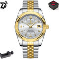 POEDAGAR 910 Luxury Stainless steel Wrist Watch For Man - Waterproof Men Watch Quartz - Stainless Steel Men's Watch - Stainless steel Watch For Dynamic Fashion. 