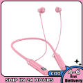 Wireless Bluetooth-compatible Headset LED Digital Display Hanging Neck Stereo Noise Cancelling Sports Earphones Bl-021. 
