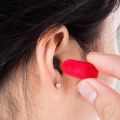 2PCS Convenient Silicone Ear Plugs Noise Proof Earplug Comfortable for Sleeping Noise Reduction Accessory. 