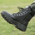 Men's Spring/Summer Hi-Top Shoes Ultra-Light Breathable Boots Non-Slip Wear-Resistant Dr. Martens Boots Training Boots. 