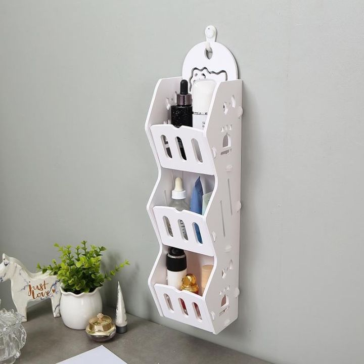 Storage Rack Shelf  3 Layers Wall Hanging Organizer For Bathroom Cosmetics Makeup Storage Rack