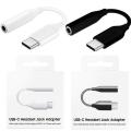 Type-C To 3.5mm Audio Microphone Adapter For Samsung Galaxy Note 10/10+/plus USB Adapter Audio Video Transmission Line. 