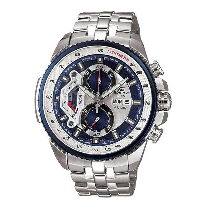 Casio Edifice EF-558D-2AVDF Analog Wrist Watch  for Men - Silver
