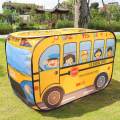 Collapsible Child Kids Play Tent School Bus Tents Garden Lawn Birthday Toys.
