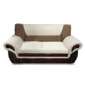 Rolled Arm Velvet Fluffy Sofa (2 seater). 