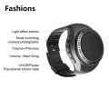 Fashions 2025 Wrist Watch Speaker Cool Lighting Bluetooth-compatible Sports Music FM Radio USB Rechargeable Music FM Radio Box.